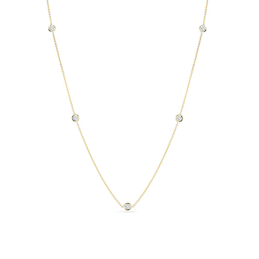 5-Station Diamond Necklace