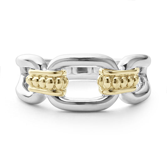 Two-Tone Link Ring (Size 7)