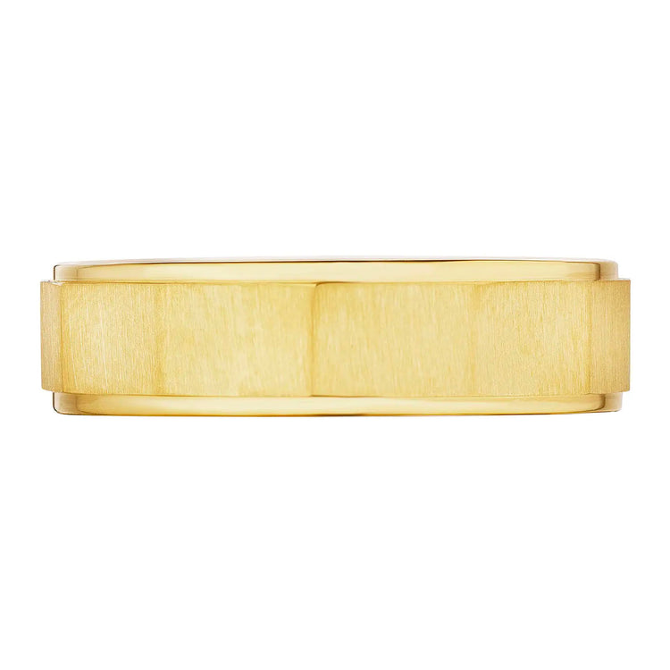 Geometric Faceted Satin Finish Band