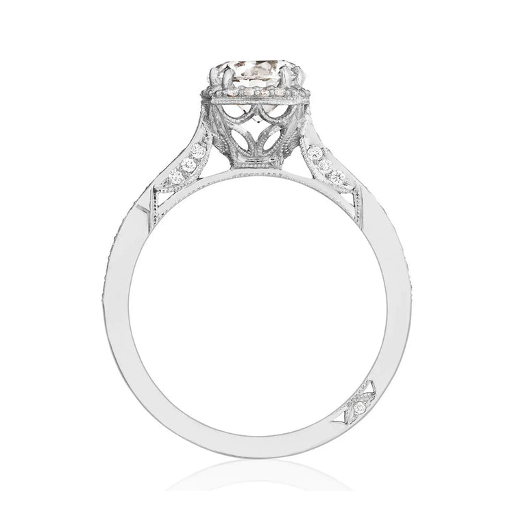 Round Bloom Semi Mount Ring