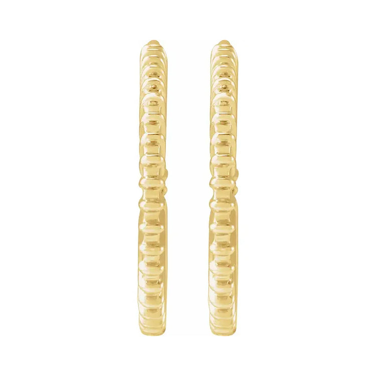 Starburst Hoop Earrings