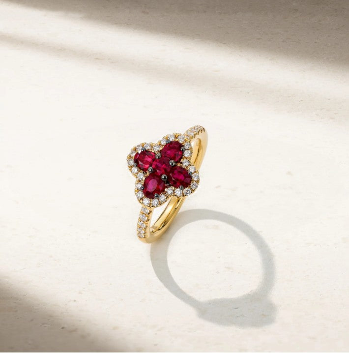 Felicity Ruby and Diamond Ring