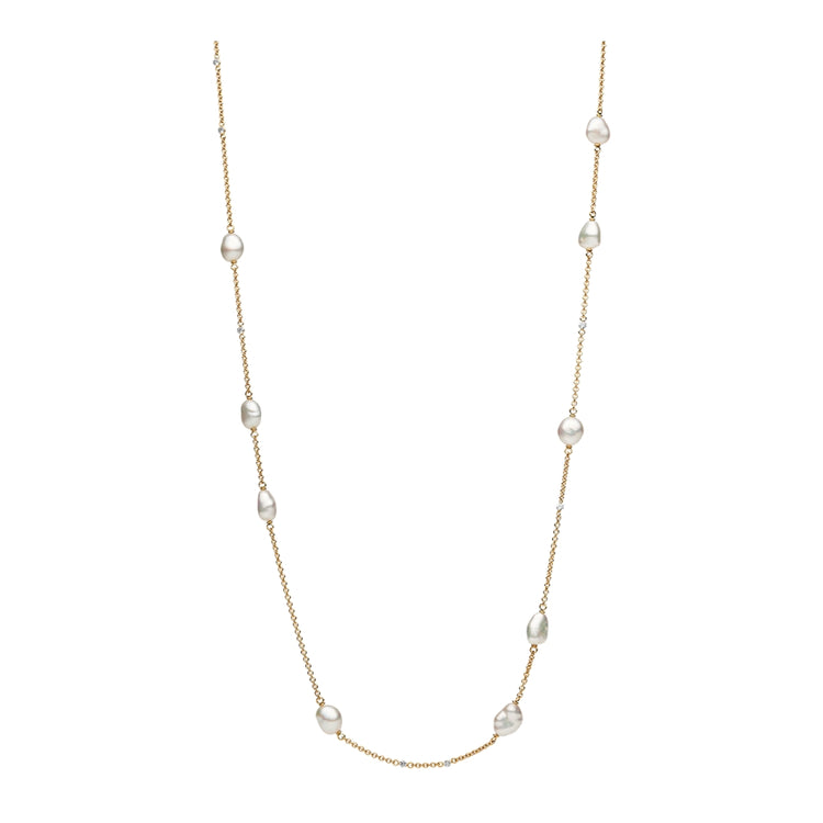 18Y AUSTRALIAN SOUTH SEA KESHI, DIA NECK 32"