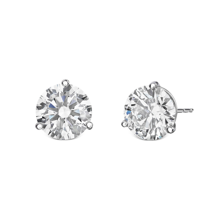 Lab Grown Diamond Martini Stud Earrings (2.73ctw)