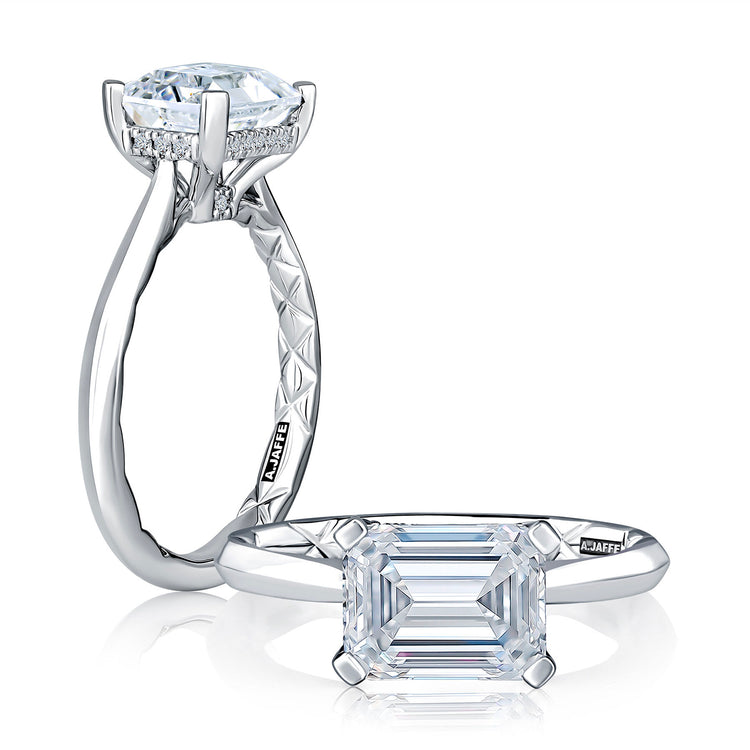 Diamond Semi Mount Ring | 14k White (3.00ct Head)