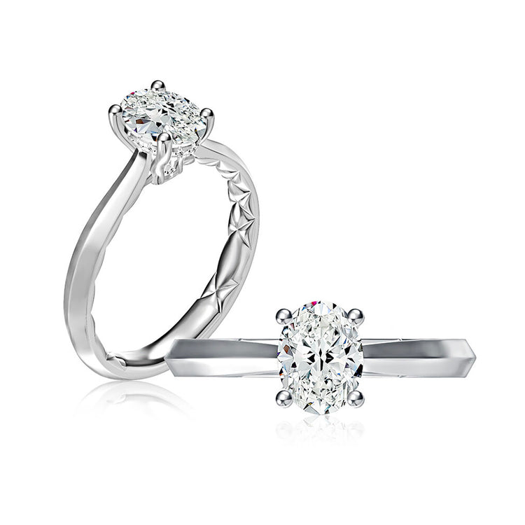 Diamond Semi Mount Ring | 14k White (1.50ct Head)