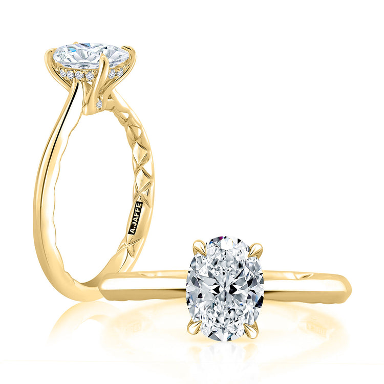 Diamond Semi Mount Ring | 14k Yellow (1.50ct Head)