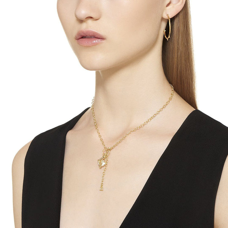 18K Extra Small Diamond Classic Amulet