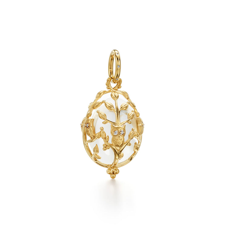 18K Owlwood Amulet (Medium)