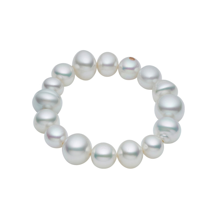 Delfini Pearl Stretch Bracelet