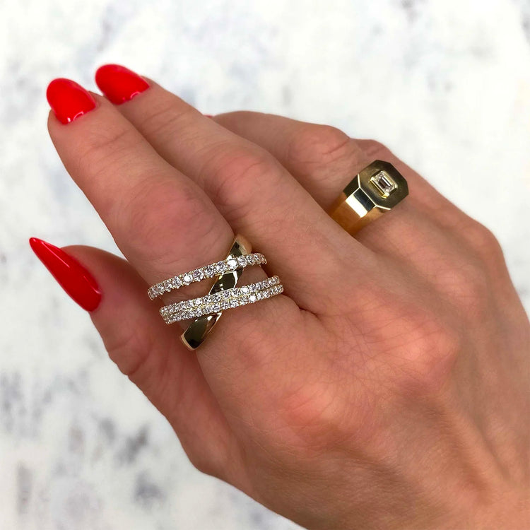 Diamond Bridge Ring