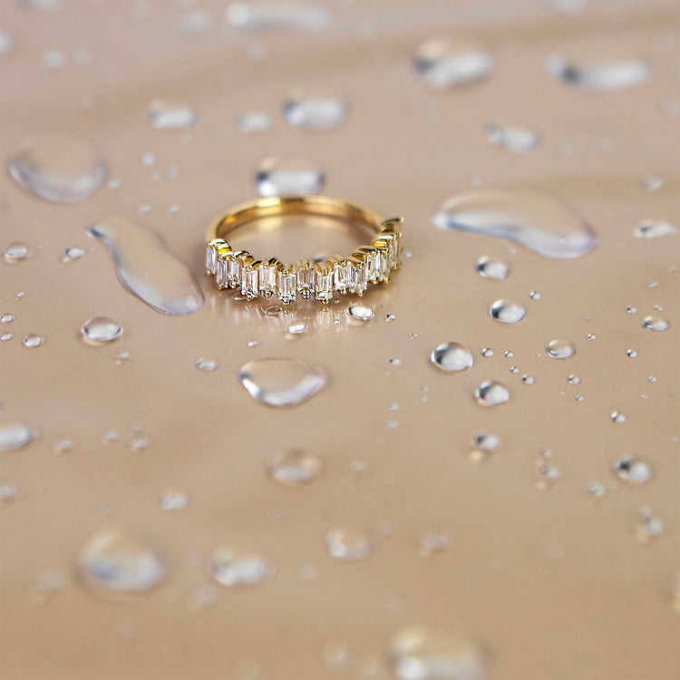 Lab Grown Baguette Diamond Band
