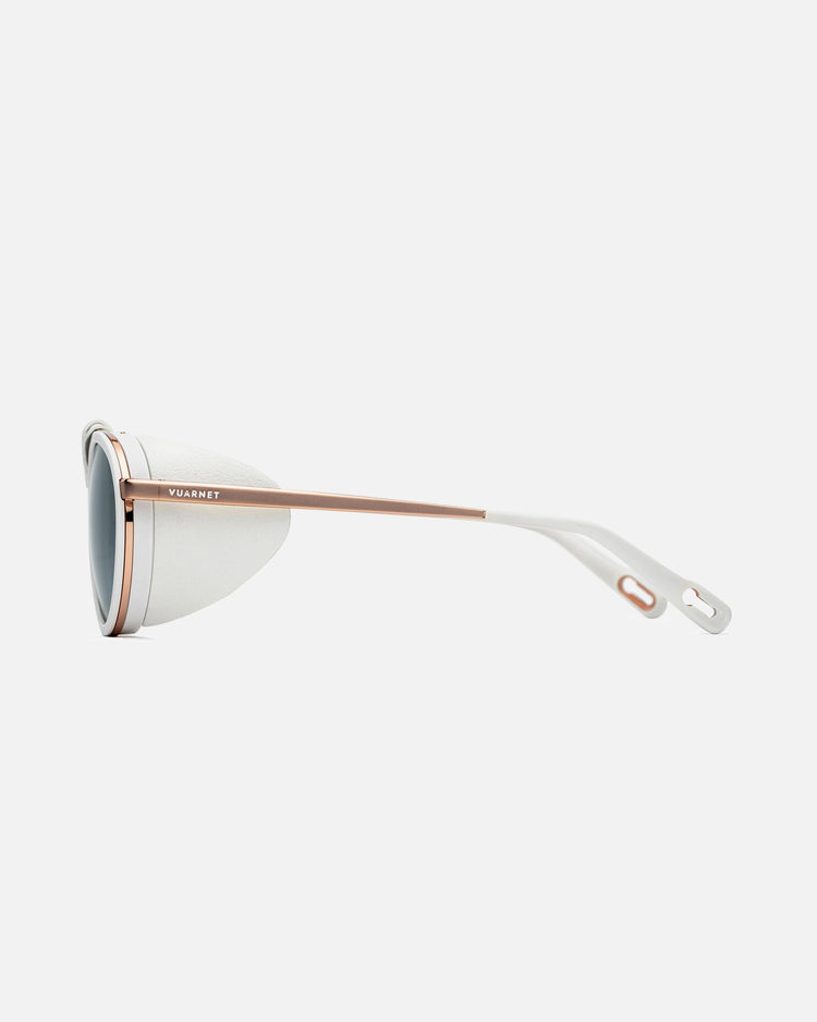 Glacier Round White Leather/Pure Grey