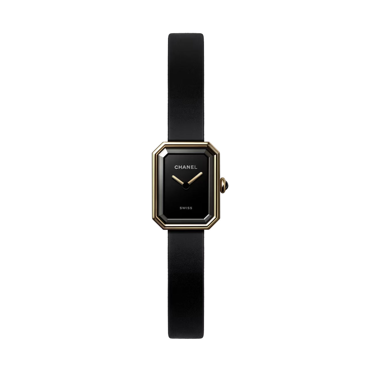 Chanel Premiere Quartz Watch Black 18KYG 173337 Première Iconic Chain Double Row Watch - Gold coating | CHANEL main image 4