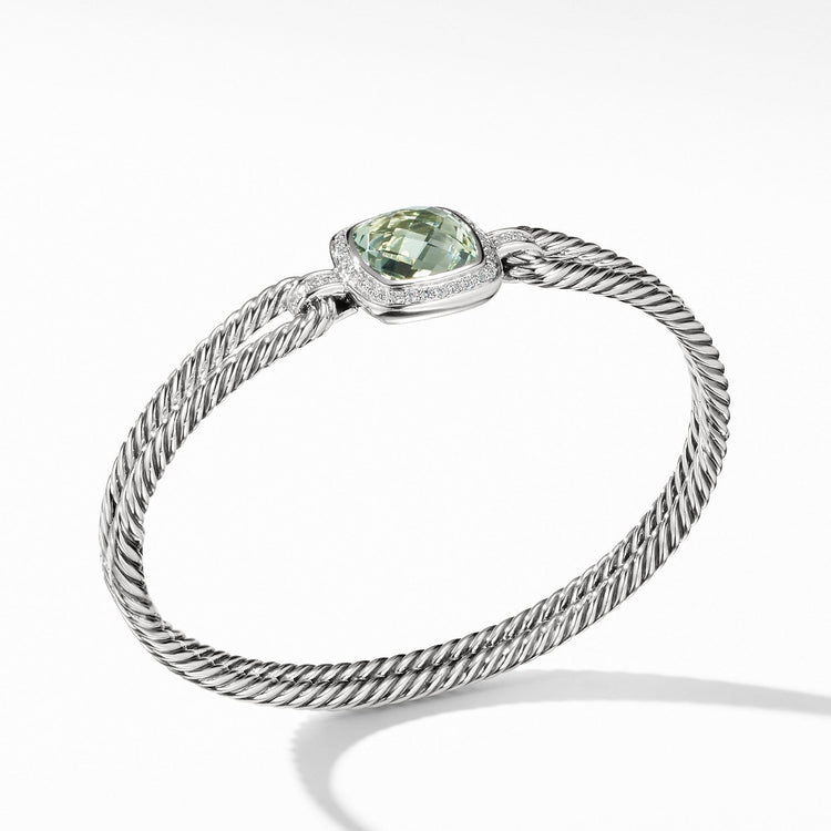Albion Bracelet with Prasiolite and Diamonds - David Yurman- Diamond Cellar