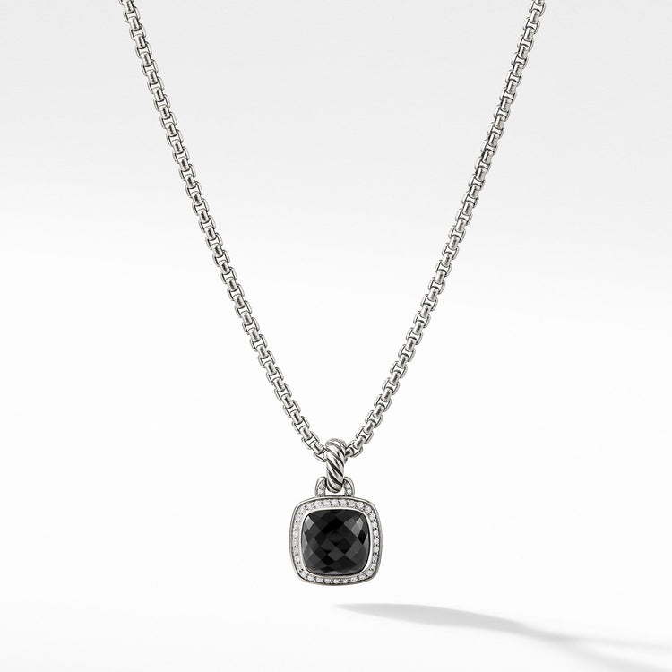 Albion Pendant with Black Onyx and Diamonds - David Yurman- Diamond Cellar