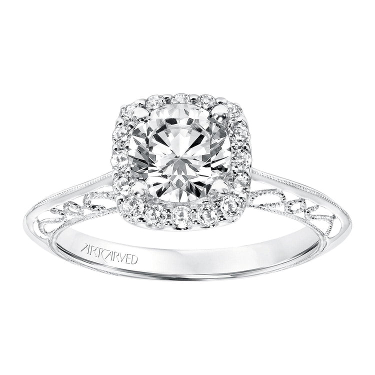 Audriana Diamond Semi Mount Ring - Frederick Goldman- Diamond Cellar