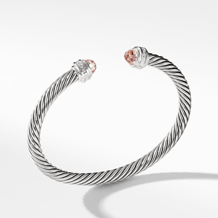 Bracelet with Morganite and Diamonds - David Yurman- Diamond Cellar