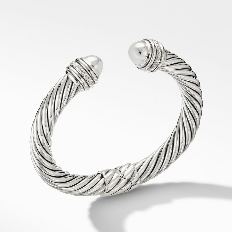 Cable Bracelet with Diamonds - David Yurman- Diamond Cellar