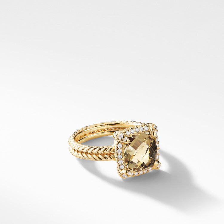 Chatelaine Champagne Citrine and Diamond Ring - David Yurman- Diamond Cellar