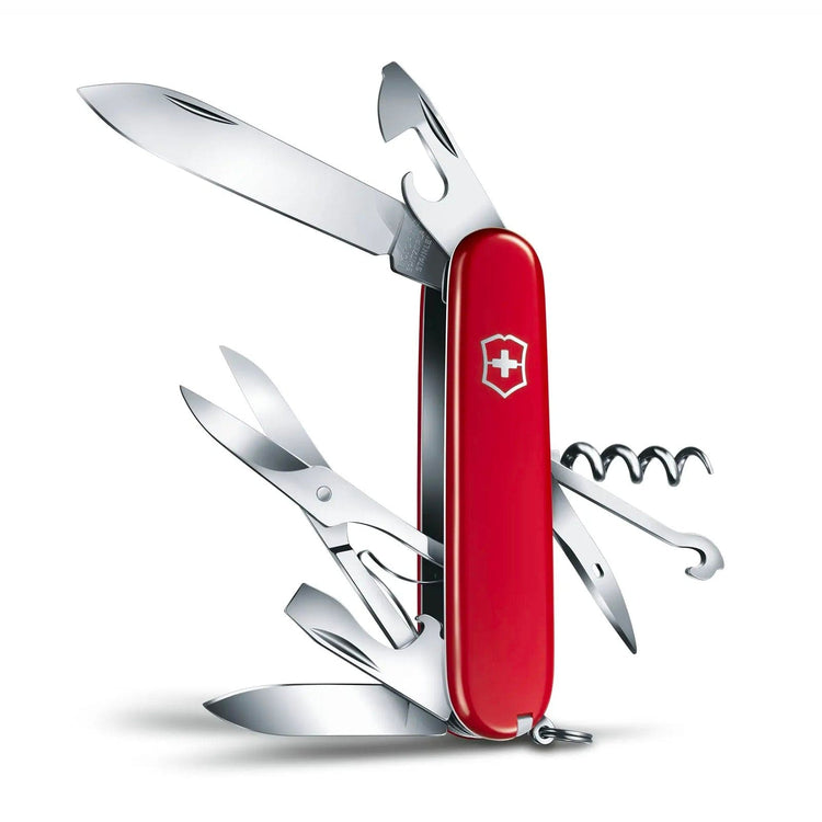 Climber Pocket Knife in Red - Victorinox Swiss Army- Diamond Cellar