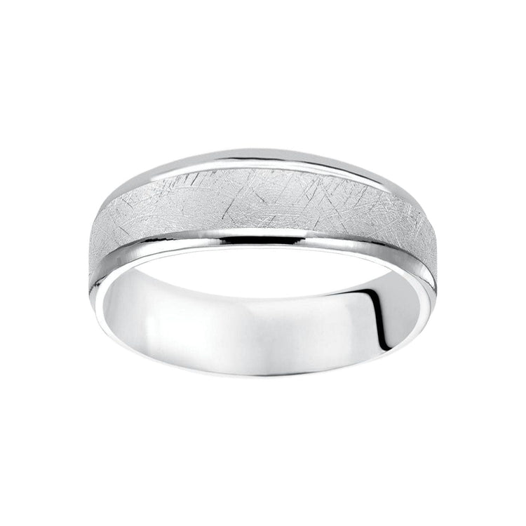 Comfort Fit Wire Finish Band - Frederick Goldman- Diamond Cellar