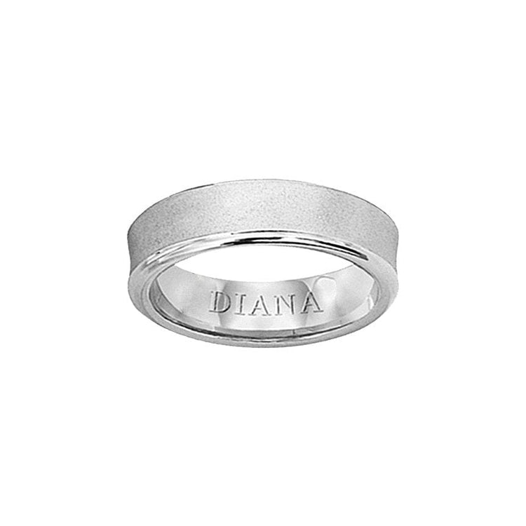 Concave 7mm Band - Frederick Goldman- Diamond Cellar
