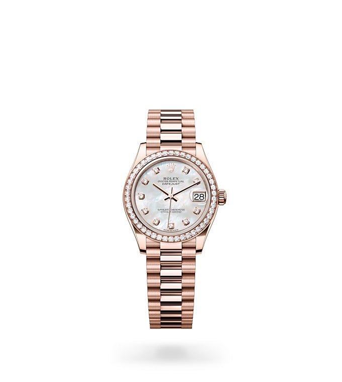 Rolex oyster perpetual clearance datejust 31 rose gold