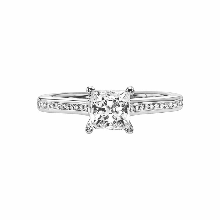 Diamond Semi Mount Ring - Frederick Goldman- Diamond Cellar