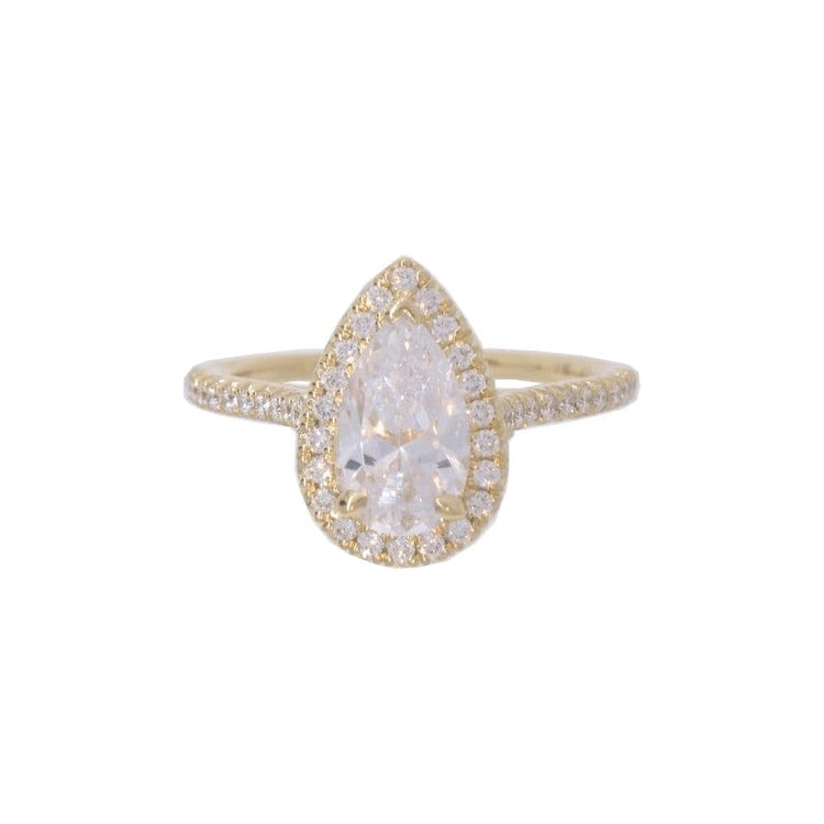 Diamond Semi Mount Ring - Henri Daussi- Diamond Cellar