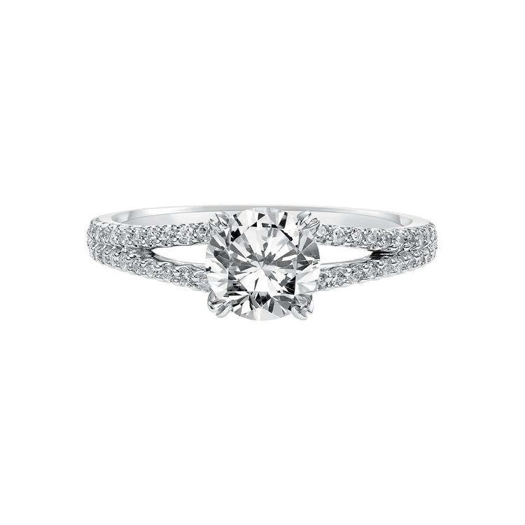 Diamond Semi Mount Ring - Frederick Goldman- Diamond Cellar