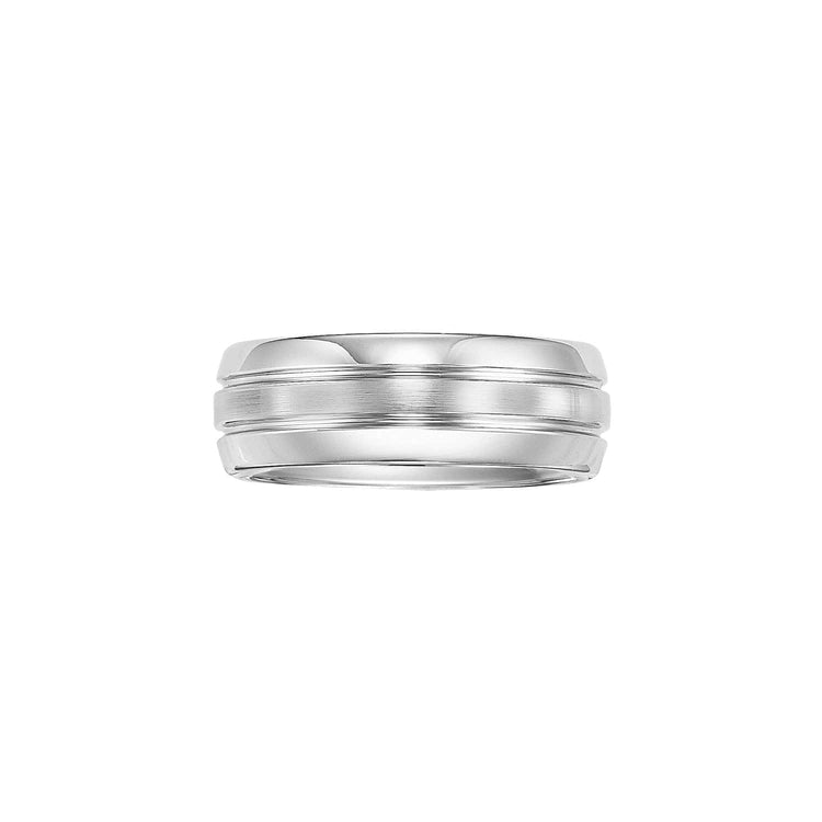 Domed 8mm Comfort Fit Band - Frederick Goldman- Diamond Cellar