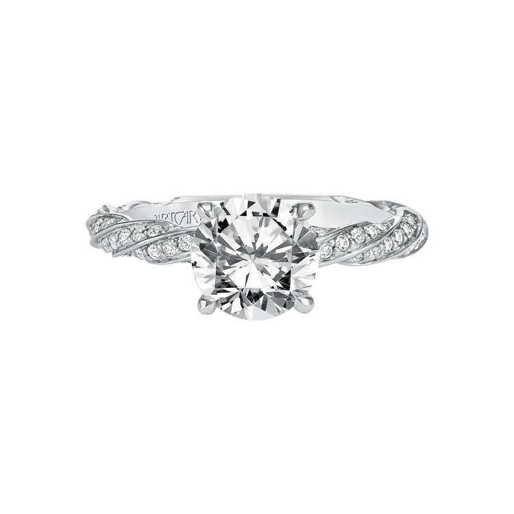 Evie Diamond Semi Mount Ring - Frederick Goldman- Diamond Cellar