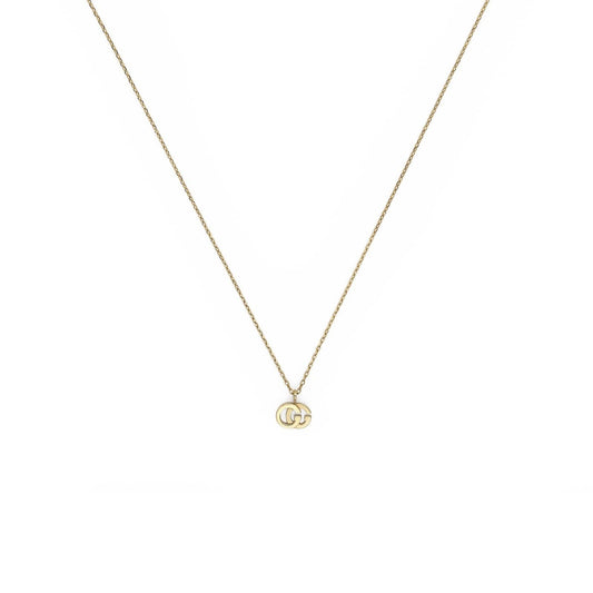 GG Running Necklace with Paraiba Topaz Accent - Gucci- Diamond Cellar