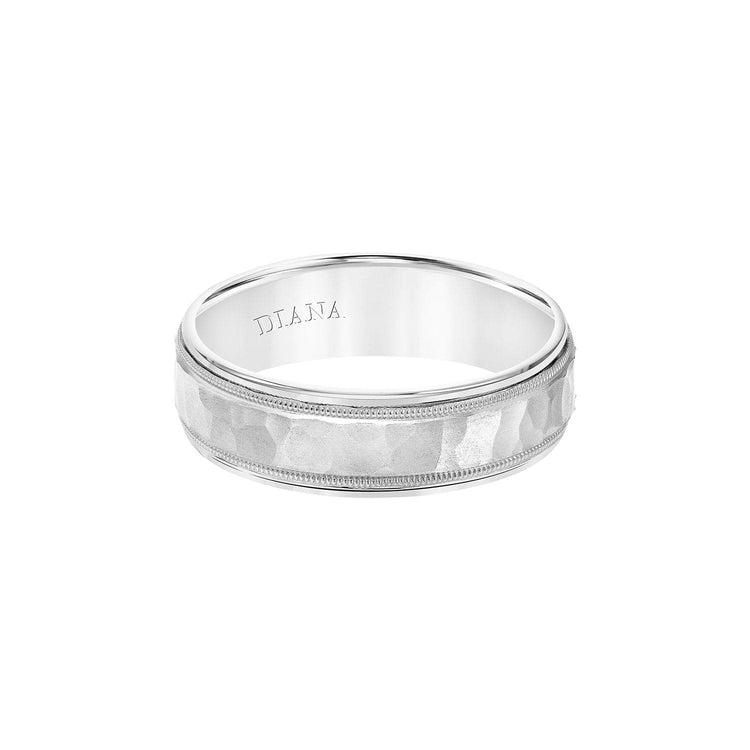 Hammered 6.5mm Band - Frederick Goldman- Diamond Cellar