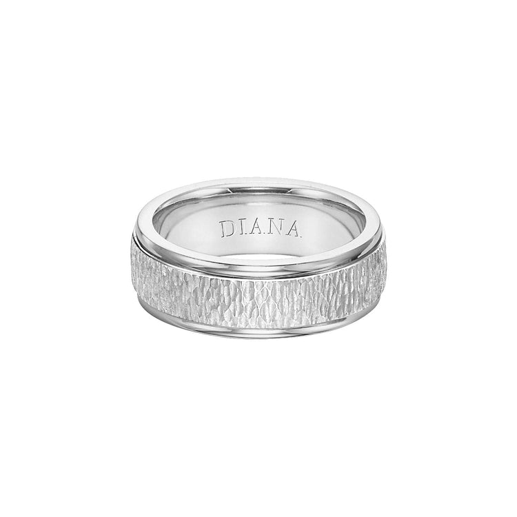 Hammered 7.5mm Band - Frederick Goldman- Diamond Cellar
