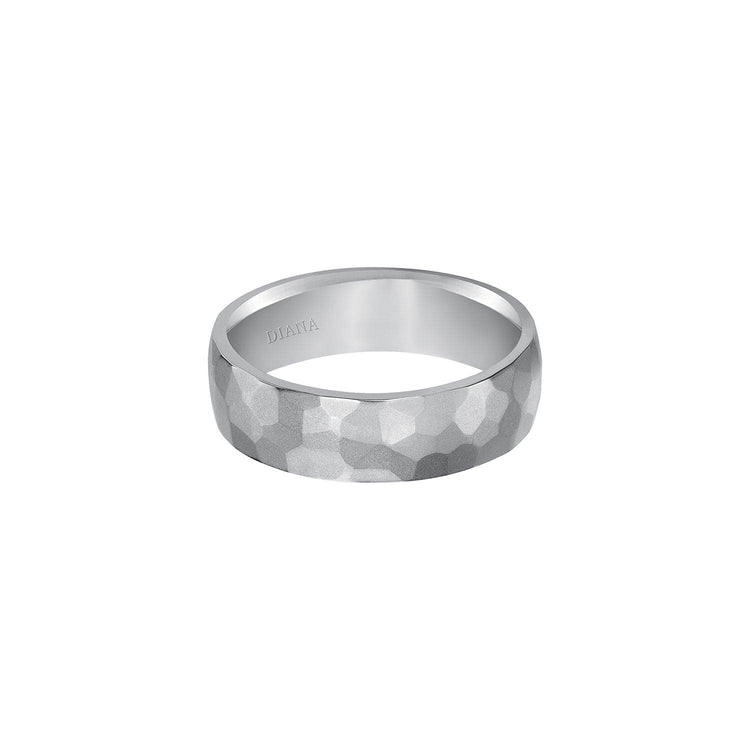 Hammered 7mm Band - Frederick Goldman- Diamond Cellar