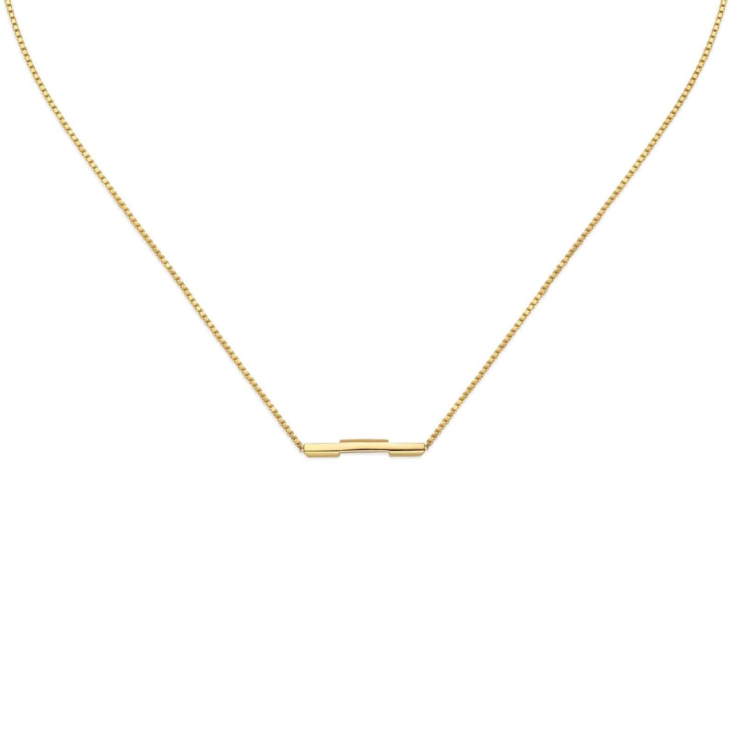 Link To Love Gucci Bar Necklace - Gucci- Diamond Cellar
