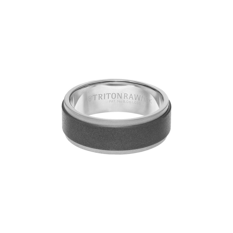 RAW GOLD Matte Finish 8mm Band - Frederick Goldman- Diamond Cellar