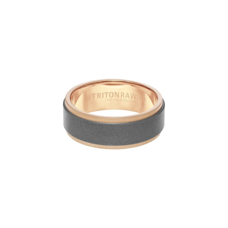 RAW GOLD Matte Finish 8mm Band - Frederick Goldman- Diamond Cellar
