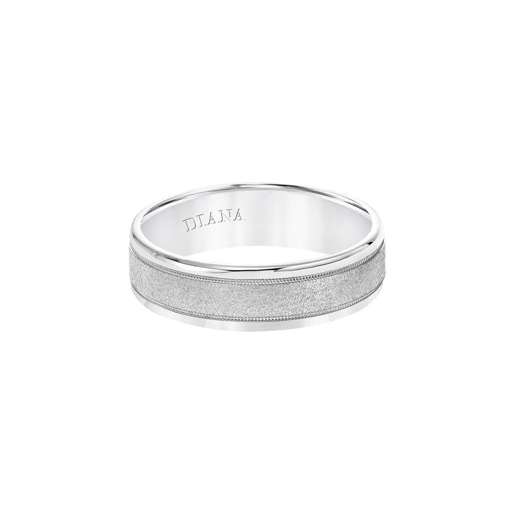 Textured 6mm Band - Frederick Goldman- Diamond Cellar