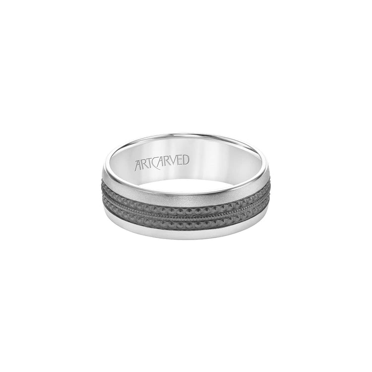 Textured 7mm Band - Frederick Goldman- Diamond Cellar