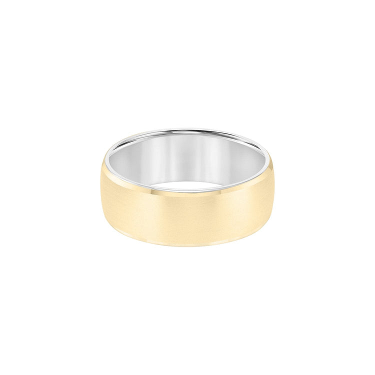 Two-Tone 7mm Band - Frederick Goldman- Diamond Cellar