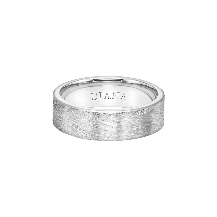 Wire Finish 7mm Band - Frederick Goldman- Diamond Cellar
