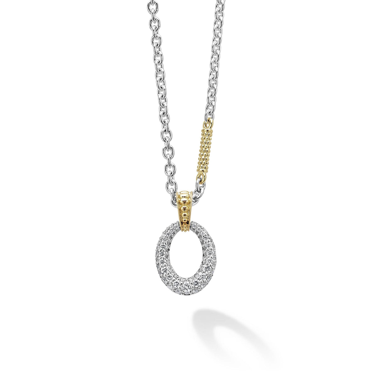 LAGOS | Jewelry | Lagos Caviar Sterling Silver And 8k Gold Necklace With Heart  Pendant | Poshmark