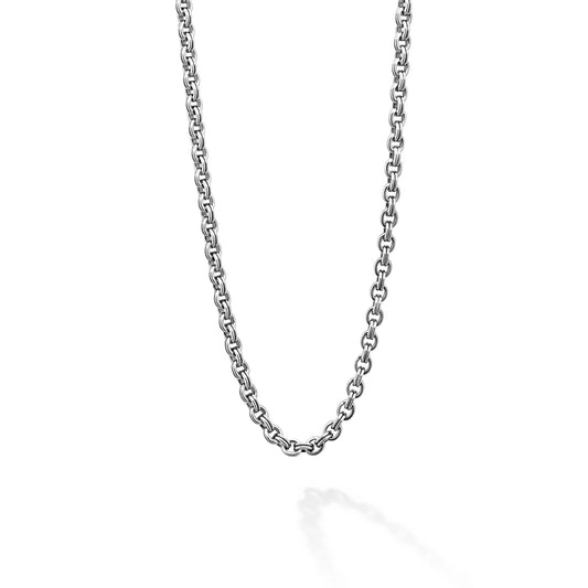 STSLVR 22" ANTHEM 4MM DBL LINK CHAIN NECKLACE