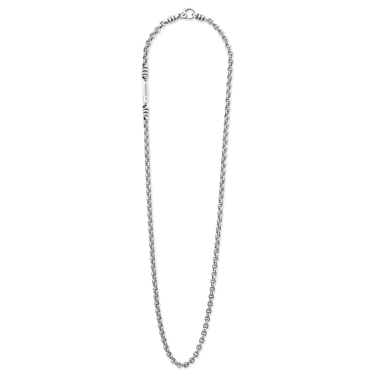 STSLVR 22" ANTHEM 4MM DBL LINK CHAIN NECKLACE