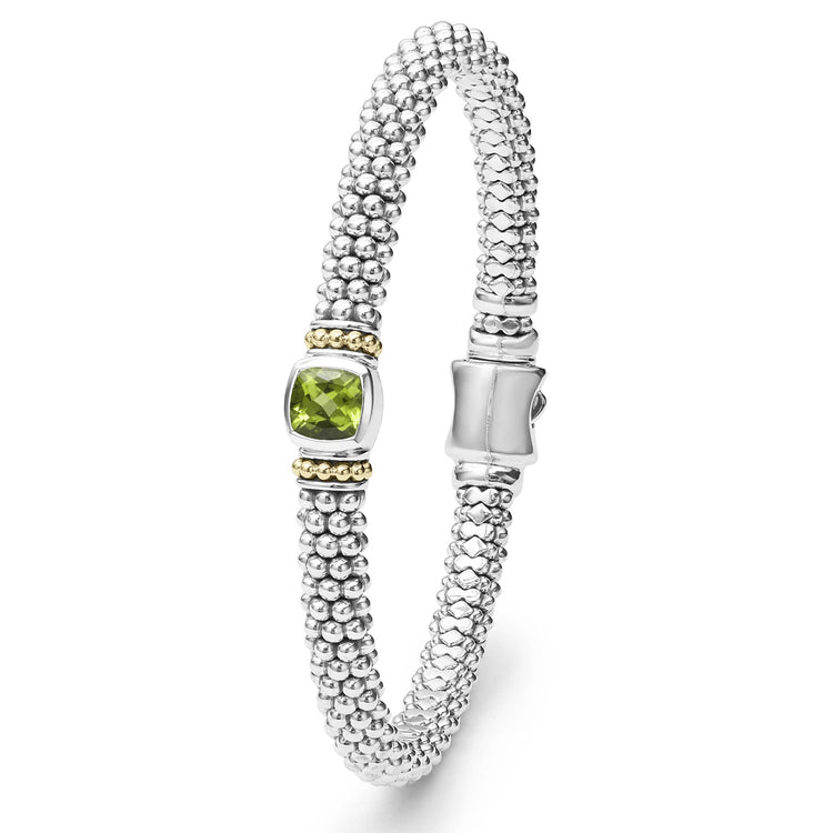 Peridot Caviar Bracelet | 6mm (Size M)