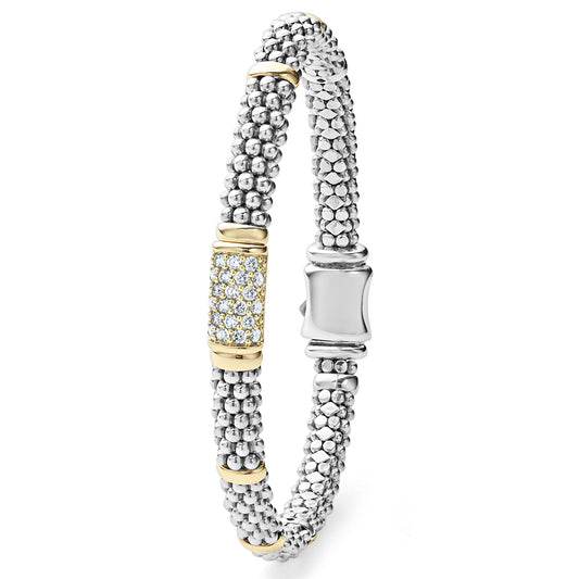 Diamond Caviar Bracelet | 6mm (Size M+)