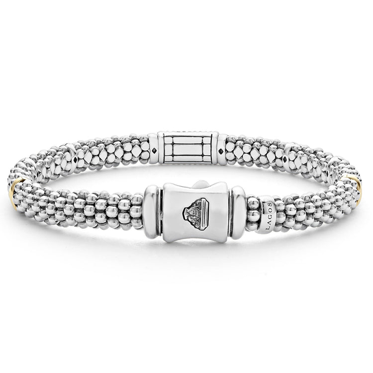 Pink Sapphire Caviar Bracelet | 6mm (Size M)